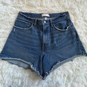 Abercrombie & Fitch Blue Jean Shorts
